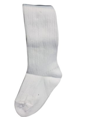 Plain White Long Socks  X-Small Alpi