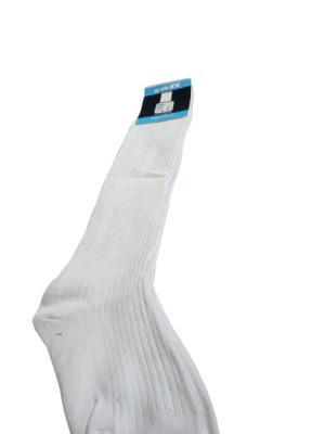 Plain White Long Socks  Medium Alpi