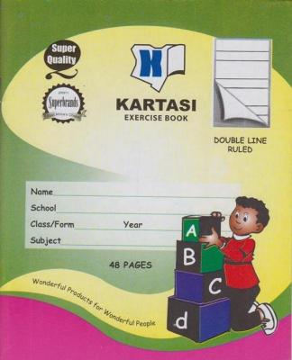 Kartasi A5 48 Pages Double Line Exercise Books