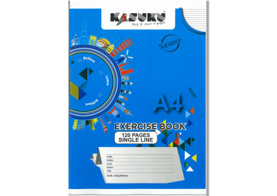 Kartasi A4 120 Pages Exercise Book Single Line